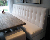 meubelstofferen keuken leer